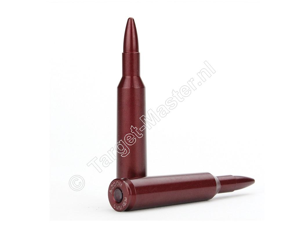 A-Zoom SNAP-CAPS 6mm Remington Safety Training Round package of 2